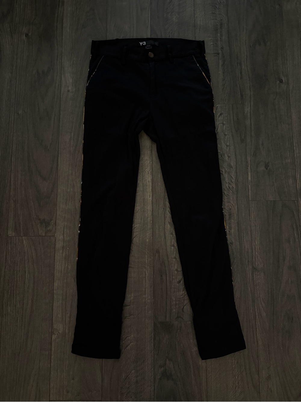 Y-3 Men's Black Slim Fit Pants